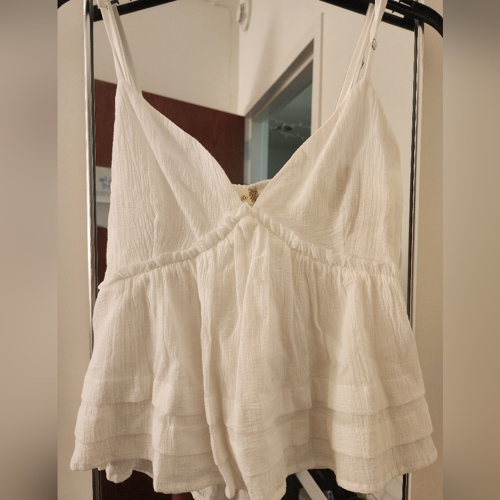 White Altar'd State Babydoll Tanm